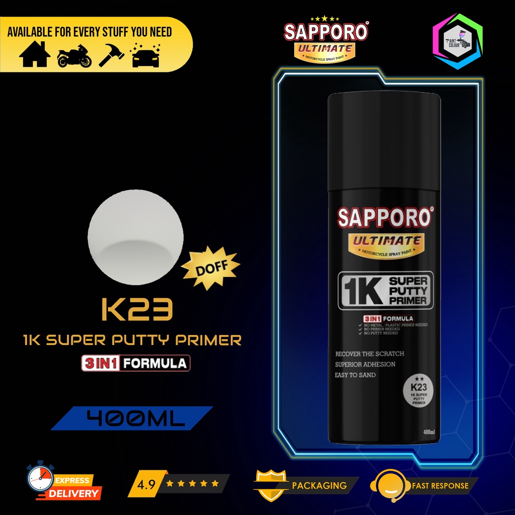 SAPPORO ULTIMATE Cat Semprot K23 1K Super Putty Primer