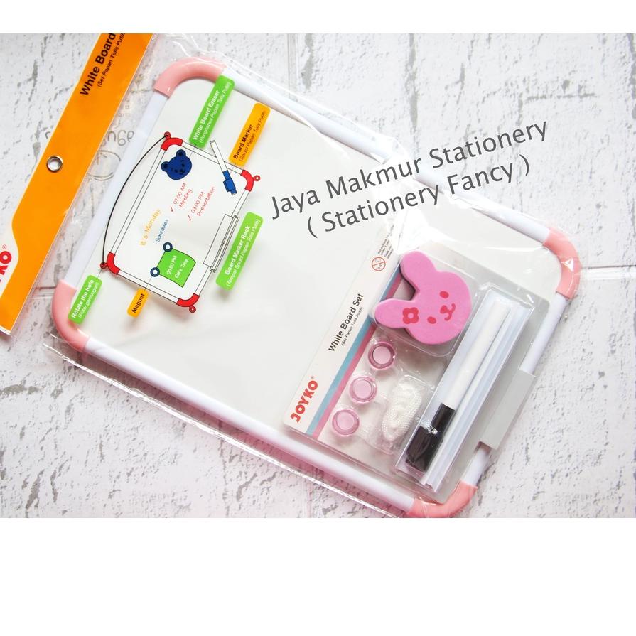 

New - Papan Tulis Putih Set Whiteboard Set Joyko WBS-160CO
