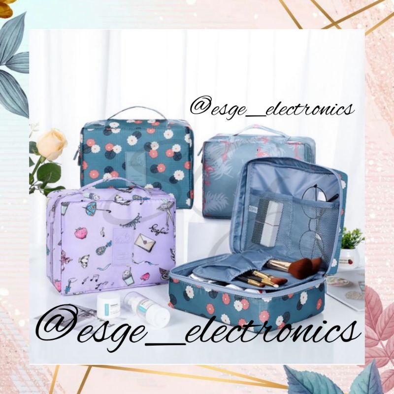 ESGE TAS KOSMETIK TRAVEL POUCH TAS MAKE UP KOREA PORTABLE GAYA KOREA TAS MINI KOREA TAS ORGANIZER BAG KOSMETIK MULTIFUNGSI TAS KOREA TRAVEL COSMETIC POUCH MULTIFUNGSI MAKE UP TAS ORGANIZER CANTIK MULTIFUNGSI BAG MAKE UP TRAVEL MINI TEMPAT ALAT MAKEUP KUAS