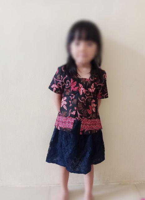 ✔bisa Cod Setelan Kebaya Batik Paya / Kutubaru / Kartini Anak 3-5thn