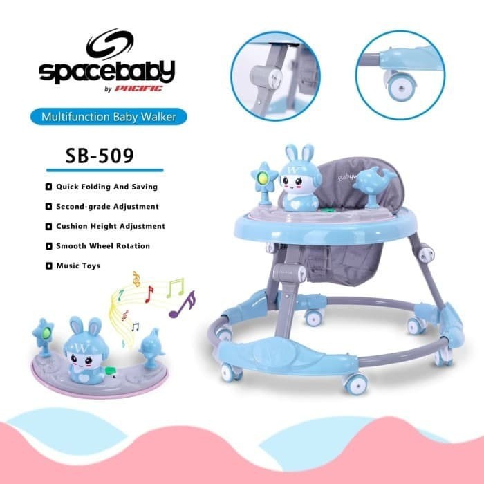 Space Baby Baby Walker SB-509 RABBIT