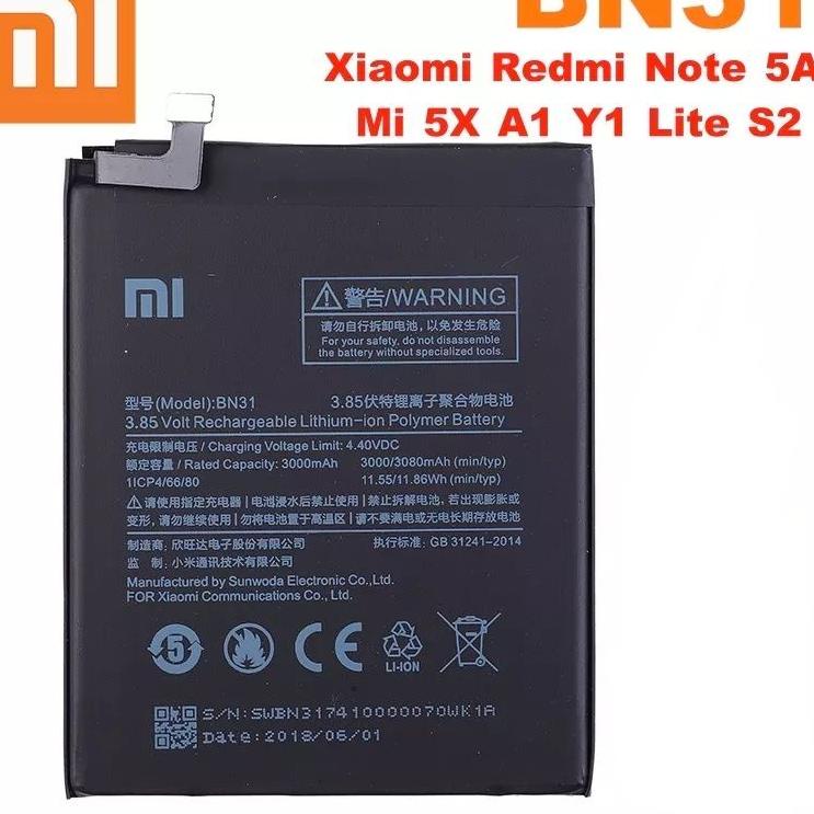 Super Style REDMI S2 - Baterai XIAOMI REDMI S2 BN31 Battery Batre Batu Batrei Tanam Hp Xiao Mi Redmi