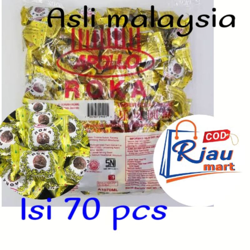 

Apollo Roka coklat malaysia isi 70pcs