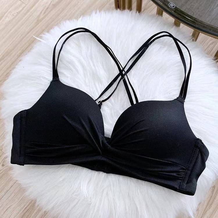 【 Bra Mall 】BM-130 Bra Cute small thin chest bra sexy halfcup tanpa kawat wanita import