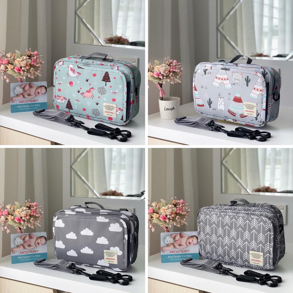 3.3 CRAZY SALE !! TAS MULTIFUNGSI / TAS SELEMPANG / TAS BAYI STROLER / TAS DIAPERBAG ABOUT BABY