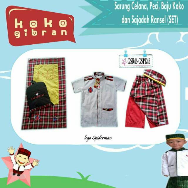 Sarung instan set komplit by koko gibran
