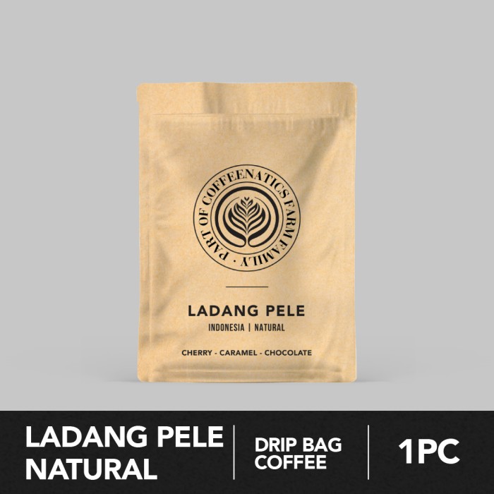 Ladang Pele Natural SSP Sachet - Kopi Drip Arabika Sachet Praktis | Coffeenatics