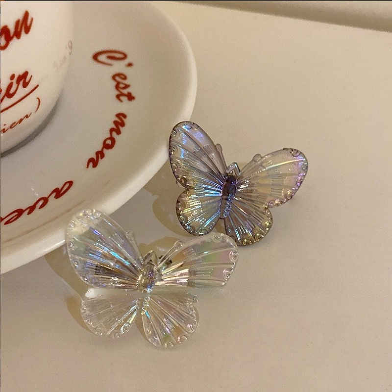 5 Set Jepit Rambut Desain Mermaid Butterfly Untuk Aksesoris Anak Perempuan