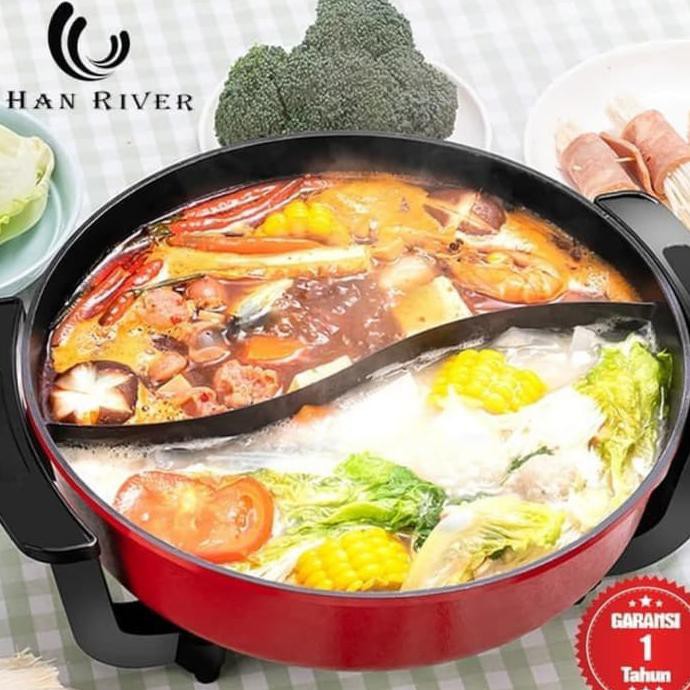 Panci Sukiyaki Hotpot Dual Electric / Han River Panci Suki Elektrik