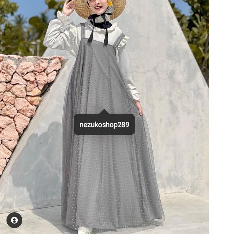 NEW PRODUCT  9.9 Moa top set overall tulle - overall - set overall [KODE 725]