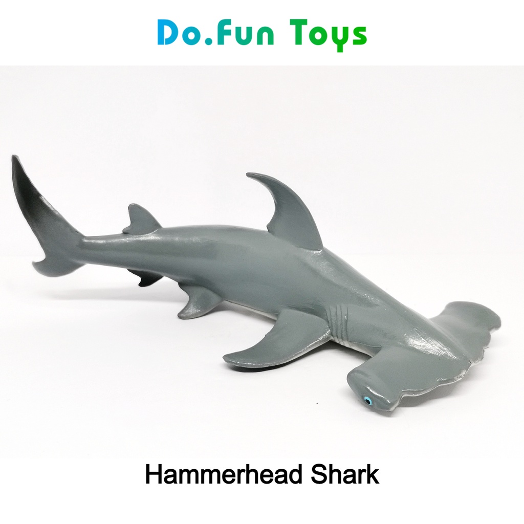 Animal Figurine | HAMMERHEAD SHARK / Mainan Miniatur Hiu Martil