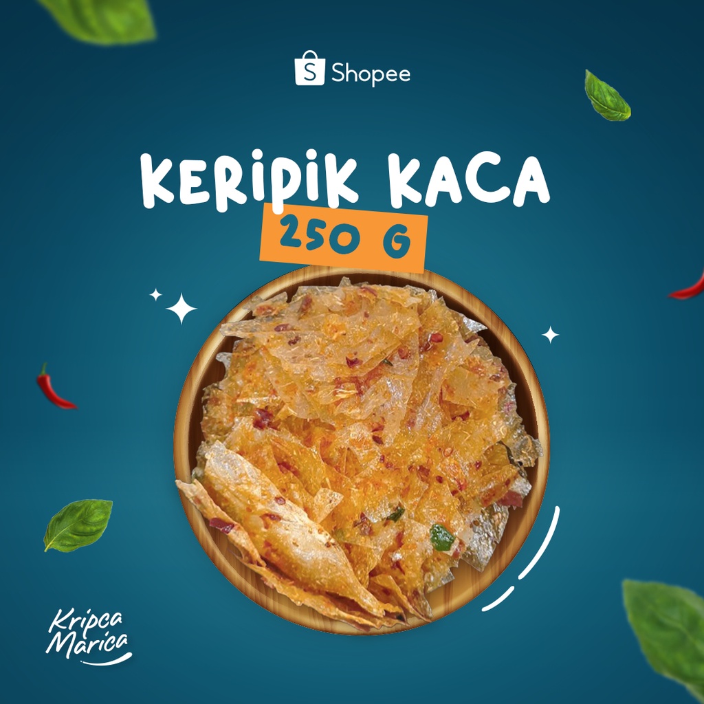 

PROMO! (250g) KERIPIK KACA | KERIPIK BELING | KERIPIK PEDAS DAUN JERUK | KRIPCA MARICA