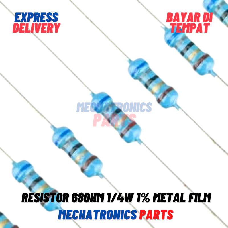 [PAS-9425] 10X RESISTOR 68OHM 1/4W 1% METAL FILM