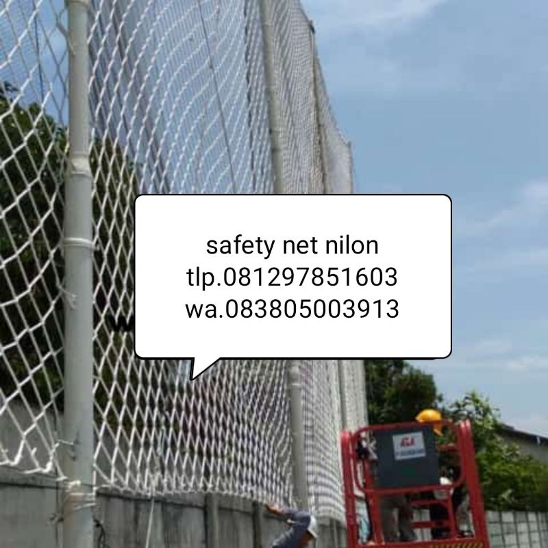 jaring hammock/jaring nilon/hammock/loftnet/cargonet 6mm lubang 5cm