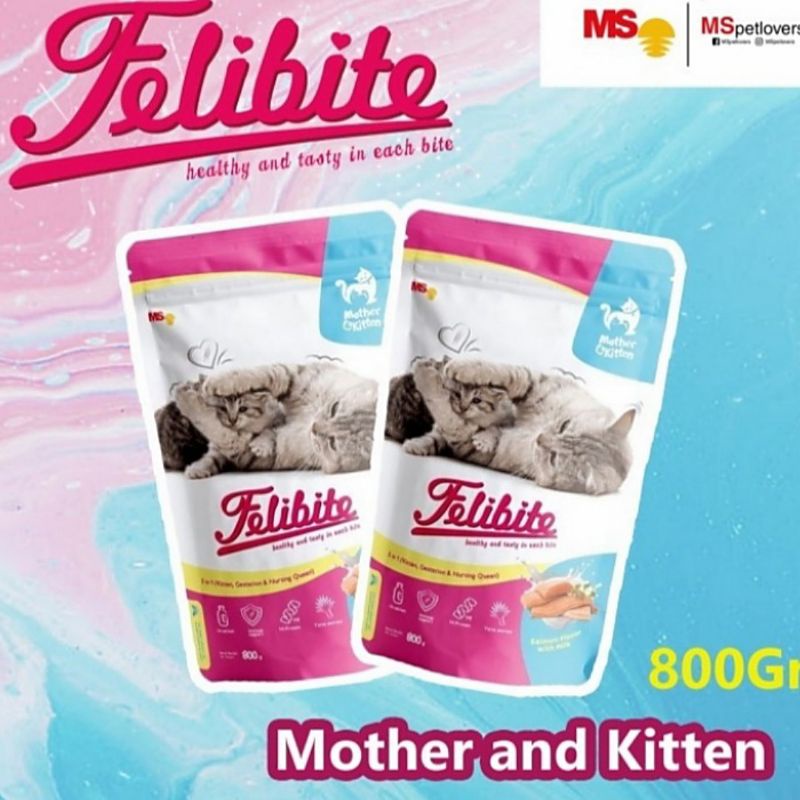 Felibite Mother &amp; Kitten 800gr 800 gr FRESHPACK (1 DUS ISI 10PCS) - Felibit Baby Kitten