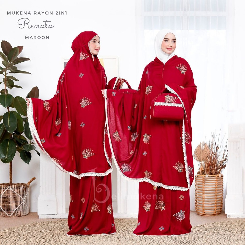 Mukena Dewasa Rayon 2in1 Renata