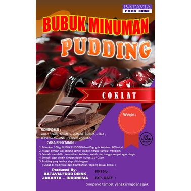 

Bubuk Silky Puding Coklat 1kg Istant Pudding Powder