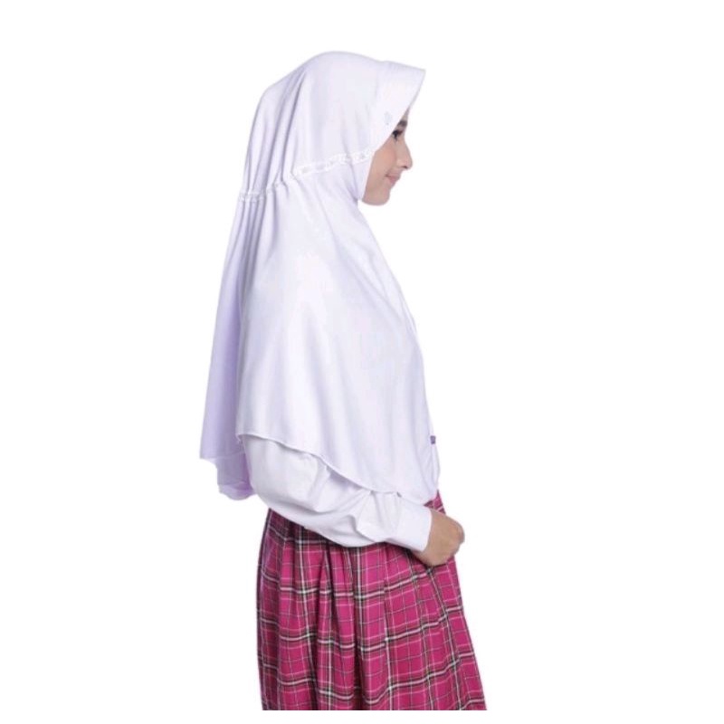 Hijab Kerudung Sekolah SD Premium Murah Adem/ ASSRANI /RABBANI KW