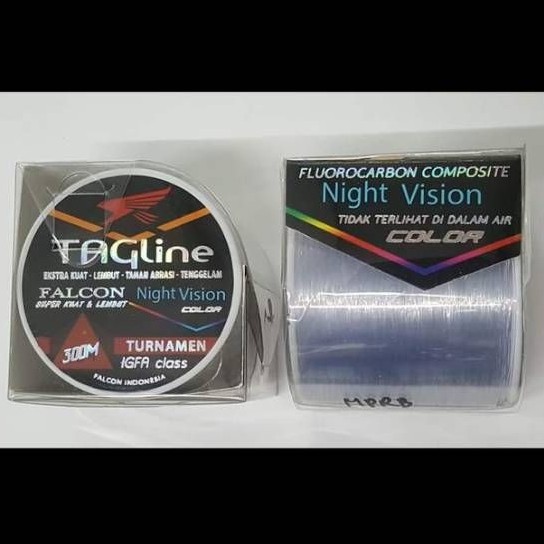 LINE MONO FALCON &quot;TAG LINE&quot; FLUOROCARBON (Color CLEAR)