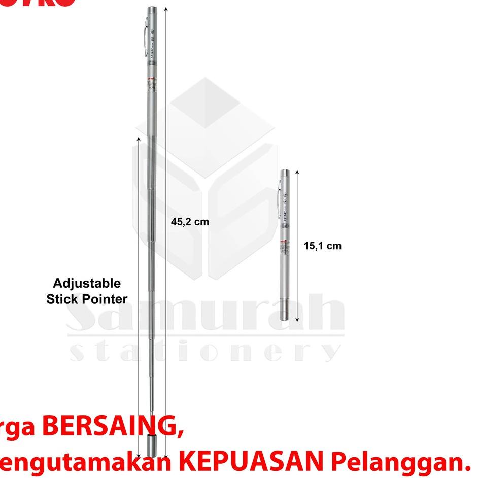 

✔ Pen + Stik Pointer LP 100 / LED Laser Pointer Joyko LP-100 4 in 1 Flash Sale