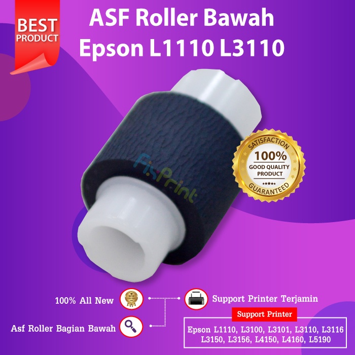 Pick Up Roller Bawah Epson L1110 L1210 L3110 L3210 Karet ASF Roll Printer L3150 L3156 L5190 L6190