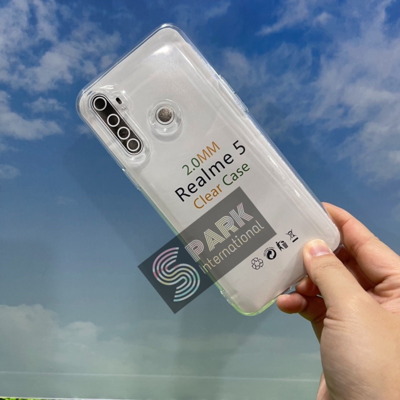 CLEAR CASE REALME 5 SOFTCASE TPU 2.0MM REALME 5 PROMO SEN