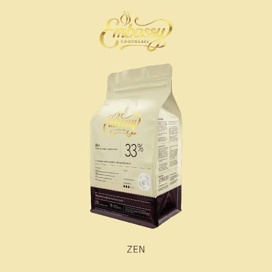 

Terbatas - Embassy Chocolate - Zen 33% White Couverture Chocolate 2,5 Kg