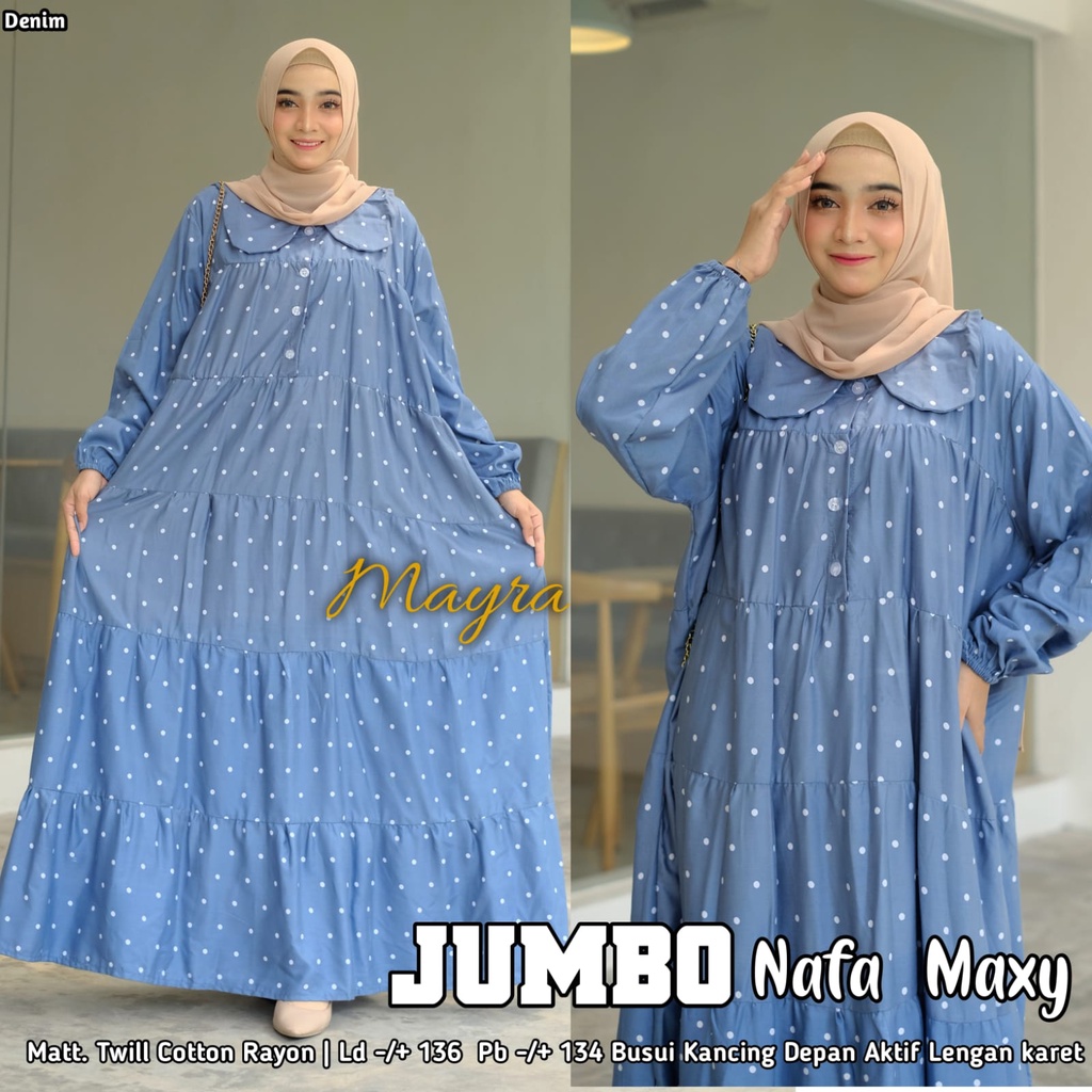 GAMIS JUMBO LD 136 PB 134 GAMIS SYARI BIG SIZE GAMOS JUMBO GAMUS JUMBO GAMIA JUMBO GANIS JUMBO BESAR-3