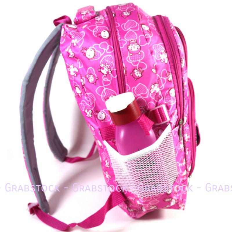 Ransel Laptop Girl Raincover Free Botol Minum Grabstock