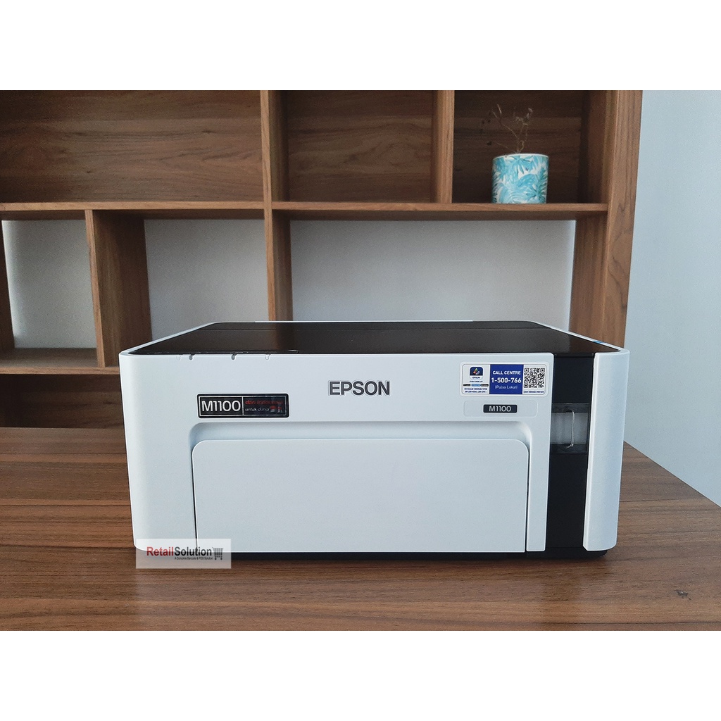 EPSON M1100 Eco Monochrome Ink Tank - Printer Infus Hitam Putih