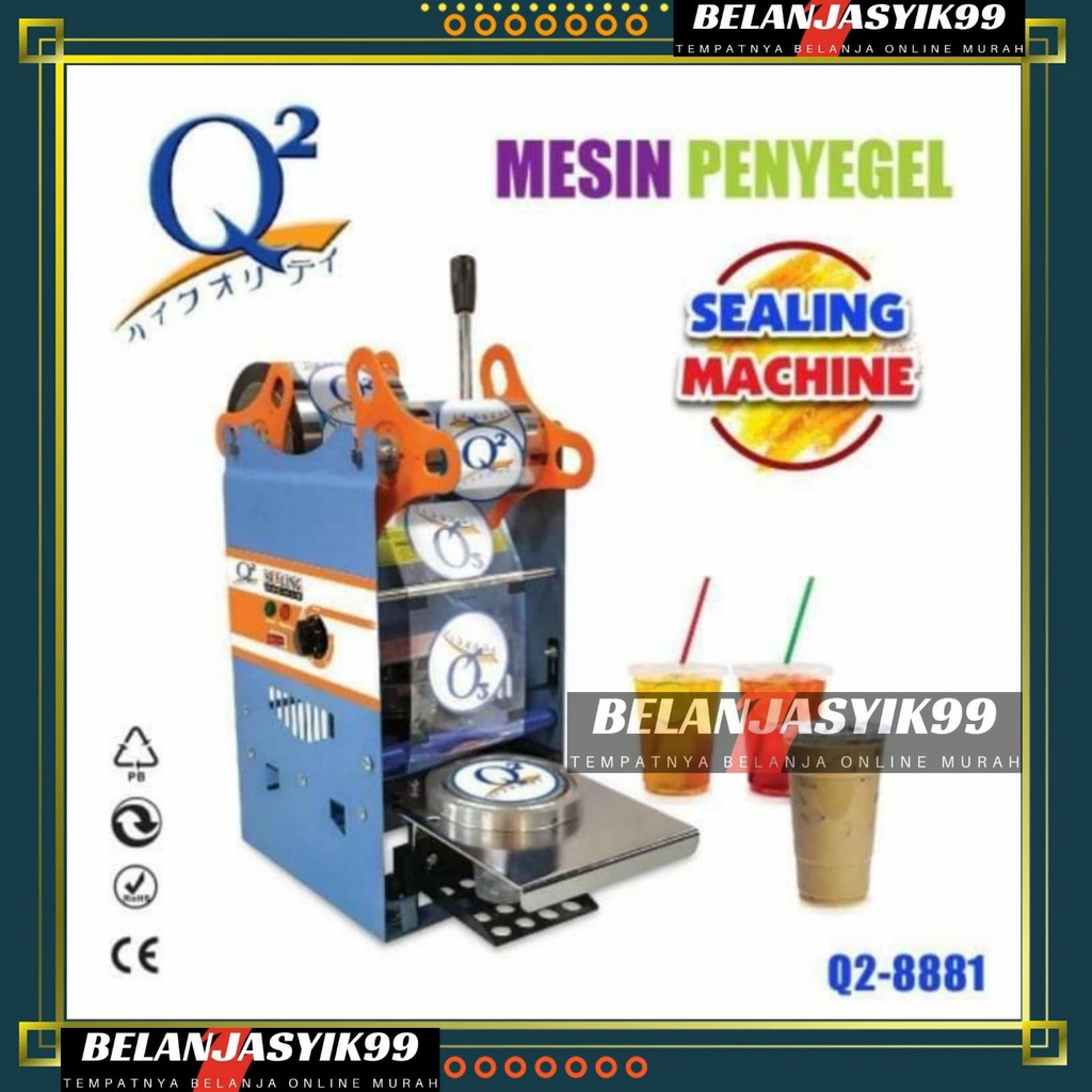 SEALING MACHIME CUP SEALER Q2 8881 / MESIN PRESS GELAS PLASTIK MESIN CUP SEALER MANUAL SEALING MACHINE Q2 8881 / Q2-8881