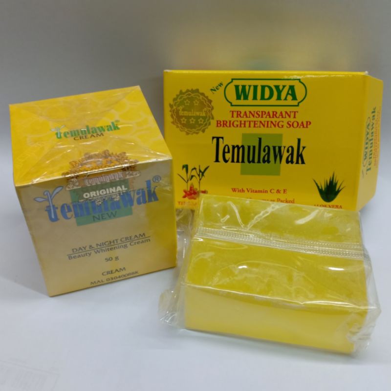 PAKET 3IN1 TEMULAWAK ORI // Cream Dan Sabun