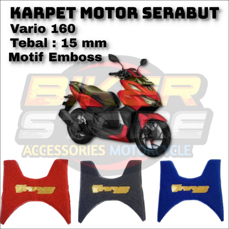 KARPET SERABUT ALAS KAKI SERABUT MOTOR VARIO 160