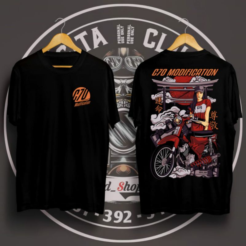 Kaos C70 modifikasi/kaos C70