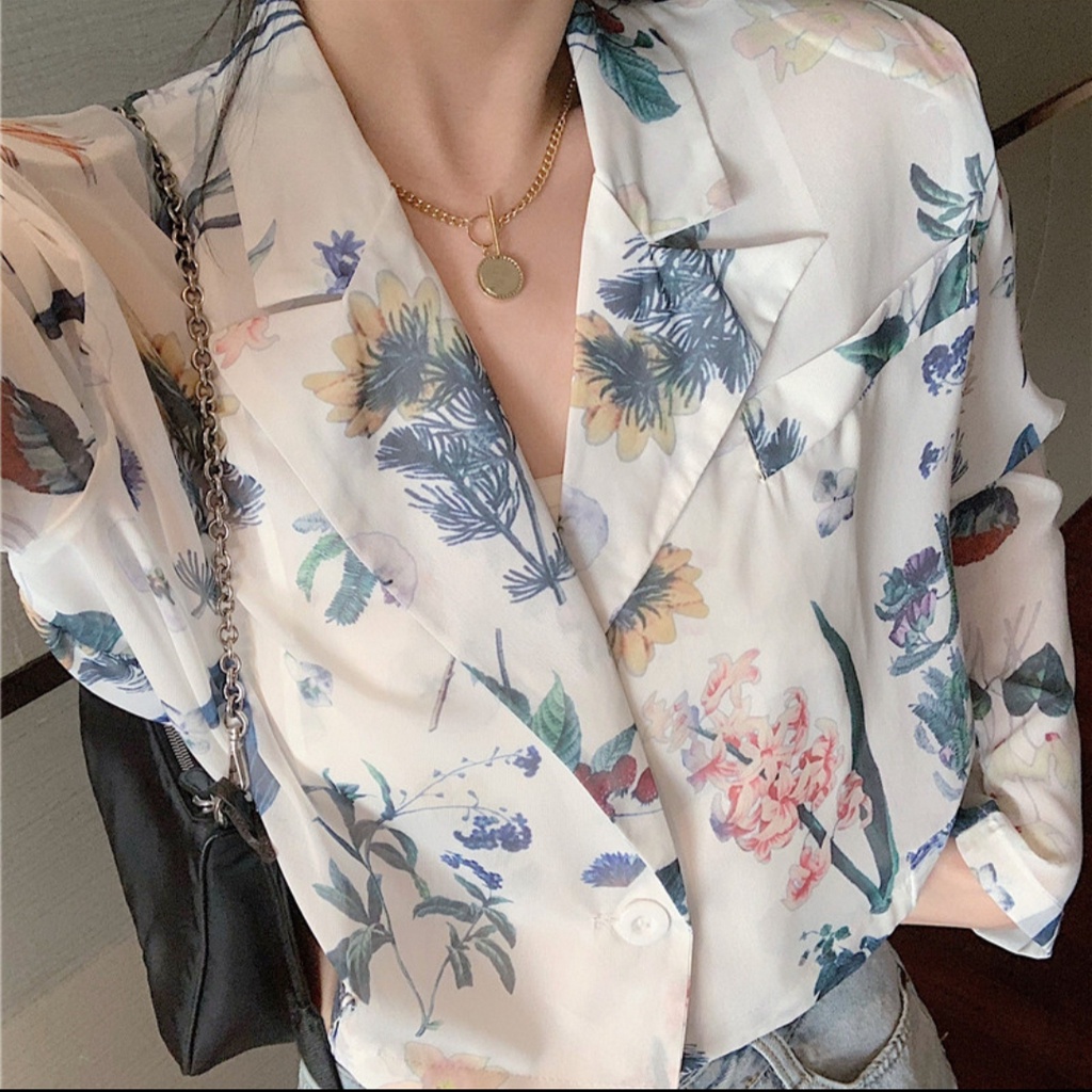 [ VIRAL FASHION ] 22110 Dandelion blazer PAKAIAN WANITA three m