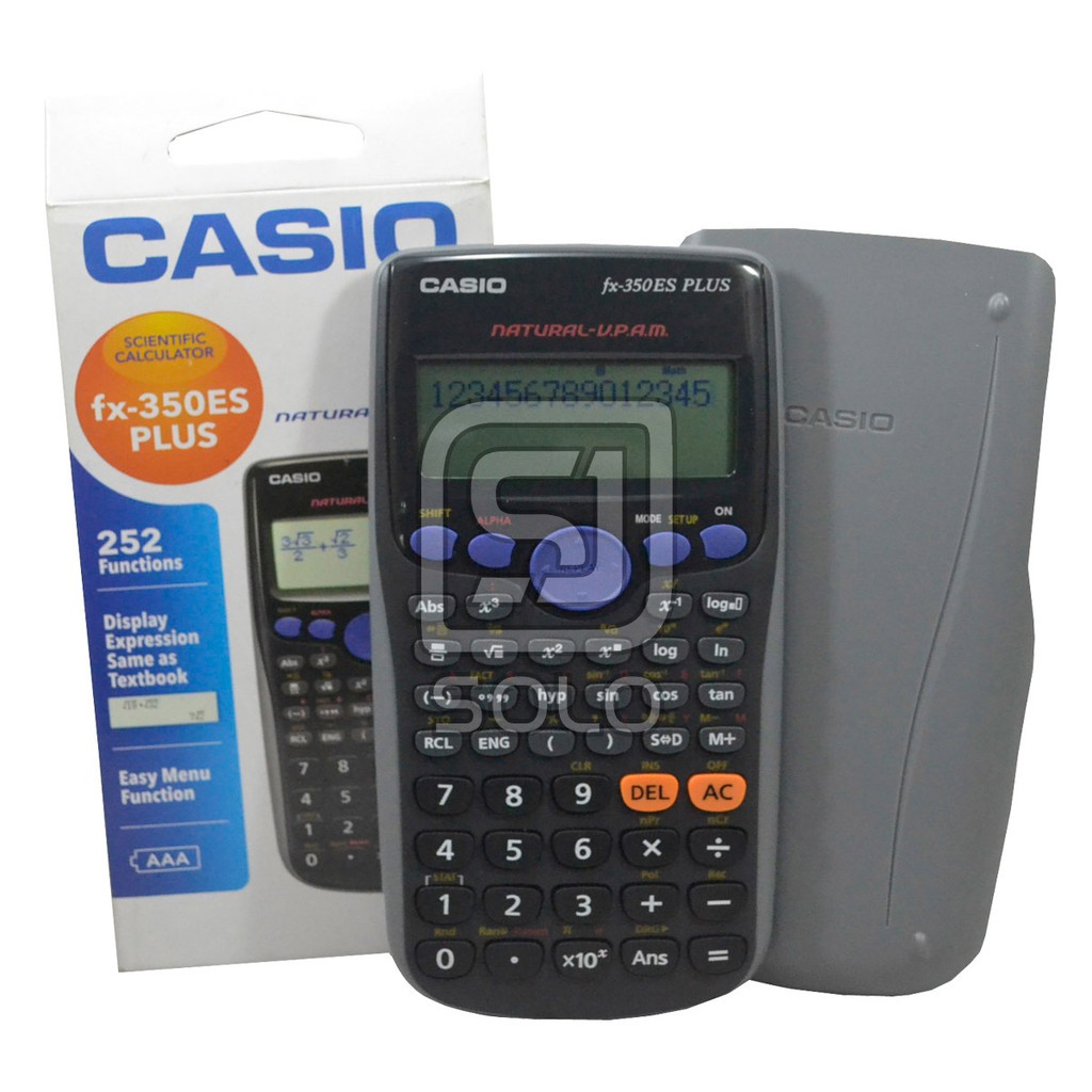 Kalkulator Casio Calculator Scientific FX-350ES Plus | Shopee Indonesia