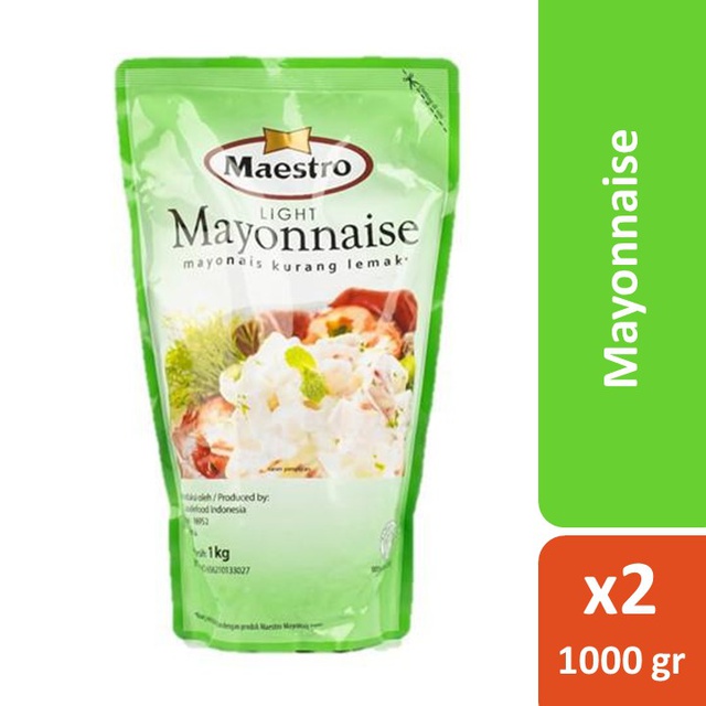 

Maestro Mayonnaise Pouch 1000 gr x2