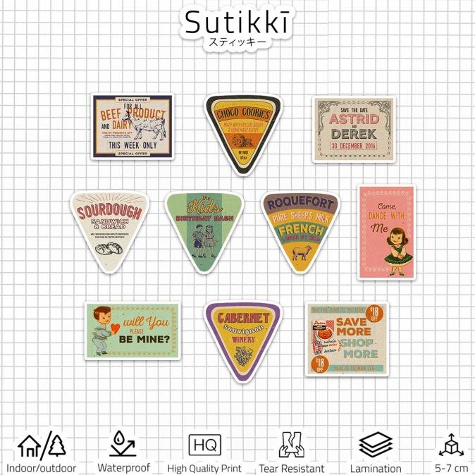 

Sticker Pack Vintage Mood Art Estetik Die Cut Vinyl - Season 1 sukik90 Kualitas Baik
