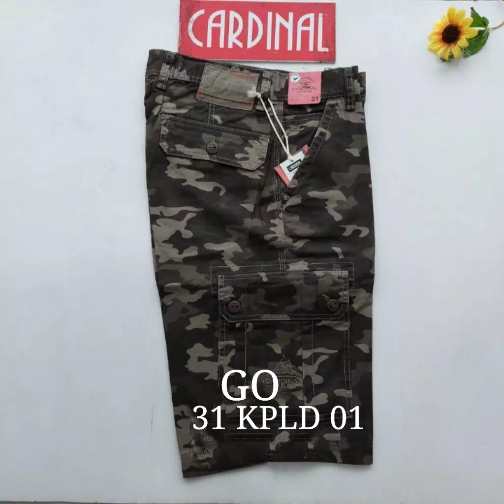 gof 31-KPL 2 CARDINAL KEMPOL CASUAL Celana Pendek Cowok Celana Kempol Fashion Pria Brand Kekinian