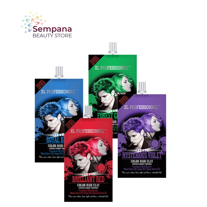 Xl Professionnel Color Hair Clay Shopee Indonesia