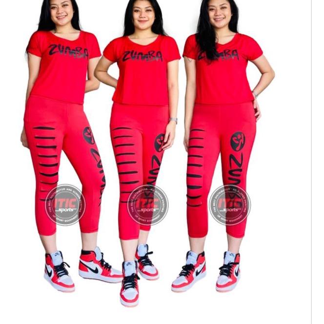 SETELAN ZUMBA/ SETELAN SENAM/ BAJU SPORT/ BAJU SPORT WANITA