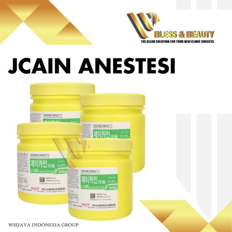Anastesi Kulit Kecantikan Jcain 15,6% Krim Anestesi Tatto Sulam Alis Bibir Original