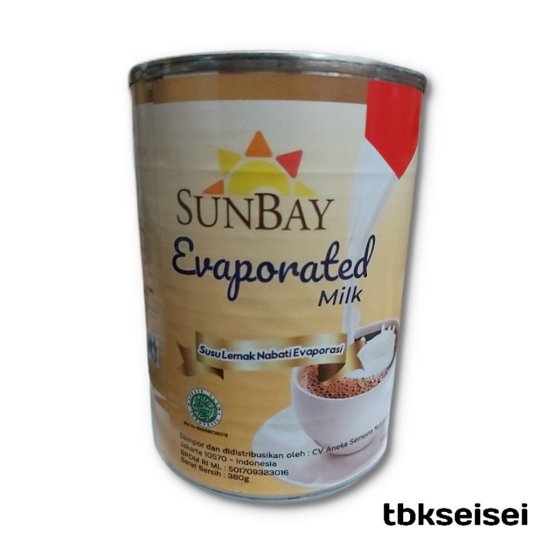 

susu sunbay evaporated 380gr