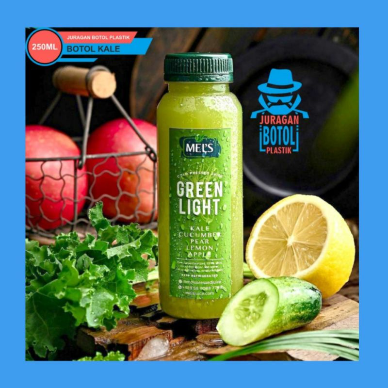1KG 20PCS Botol,  Botol Kale 250ml Tebal, Botol plastik kale 250ml, Botol Kale 250ml, Botol Kale