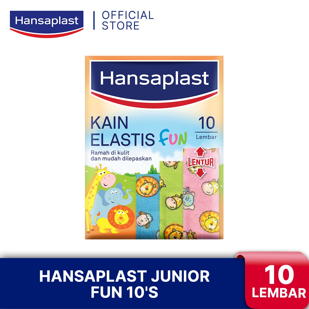 Hansaplast Junior Fun 10's - Plester Luka Anak