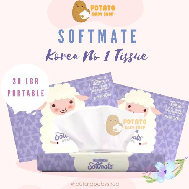 Softmate Portable / Tissue 2in1 Korea Isi 30lbr