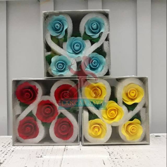 

Gum paste Mawar isi 5pc