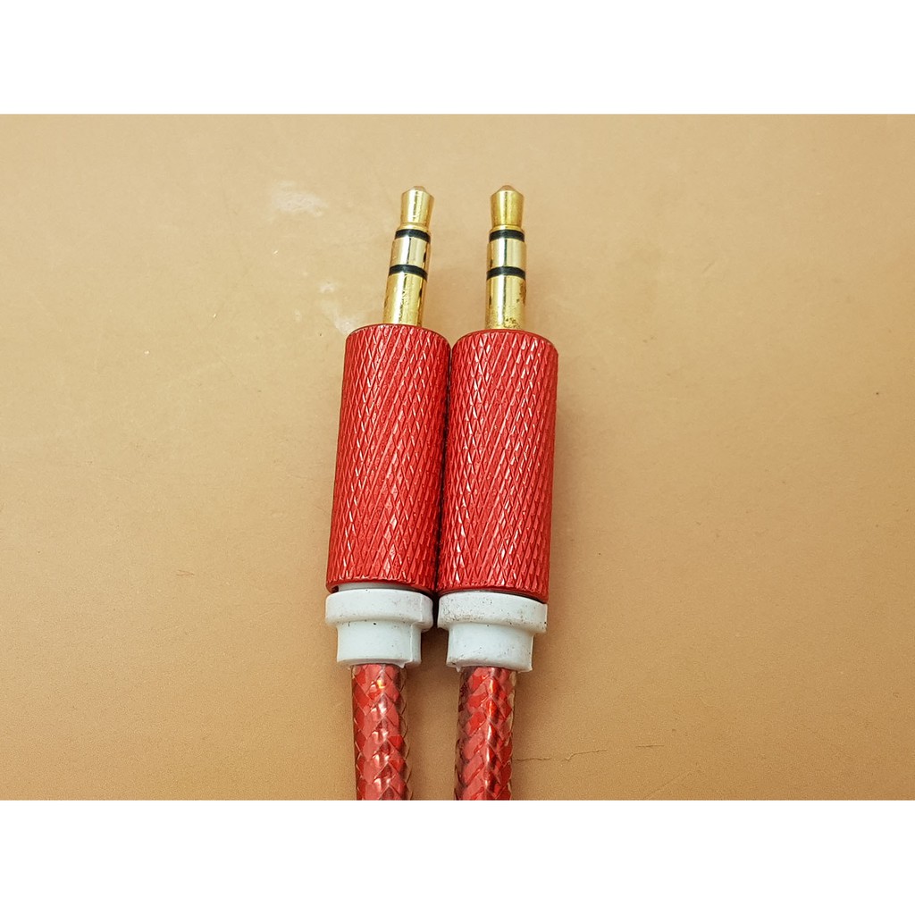 Kabel Jack Stereo-Stereo 3,5 Inch Silicon ( 1 Meter )
