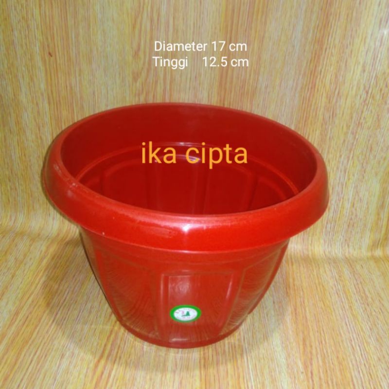  Pot  merah bata Pot  bunga 7518 Shopee Indonesia