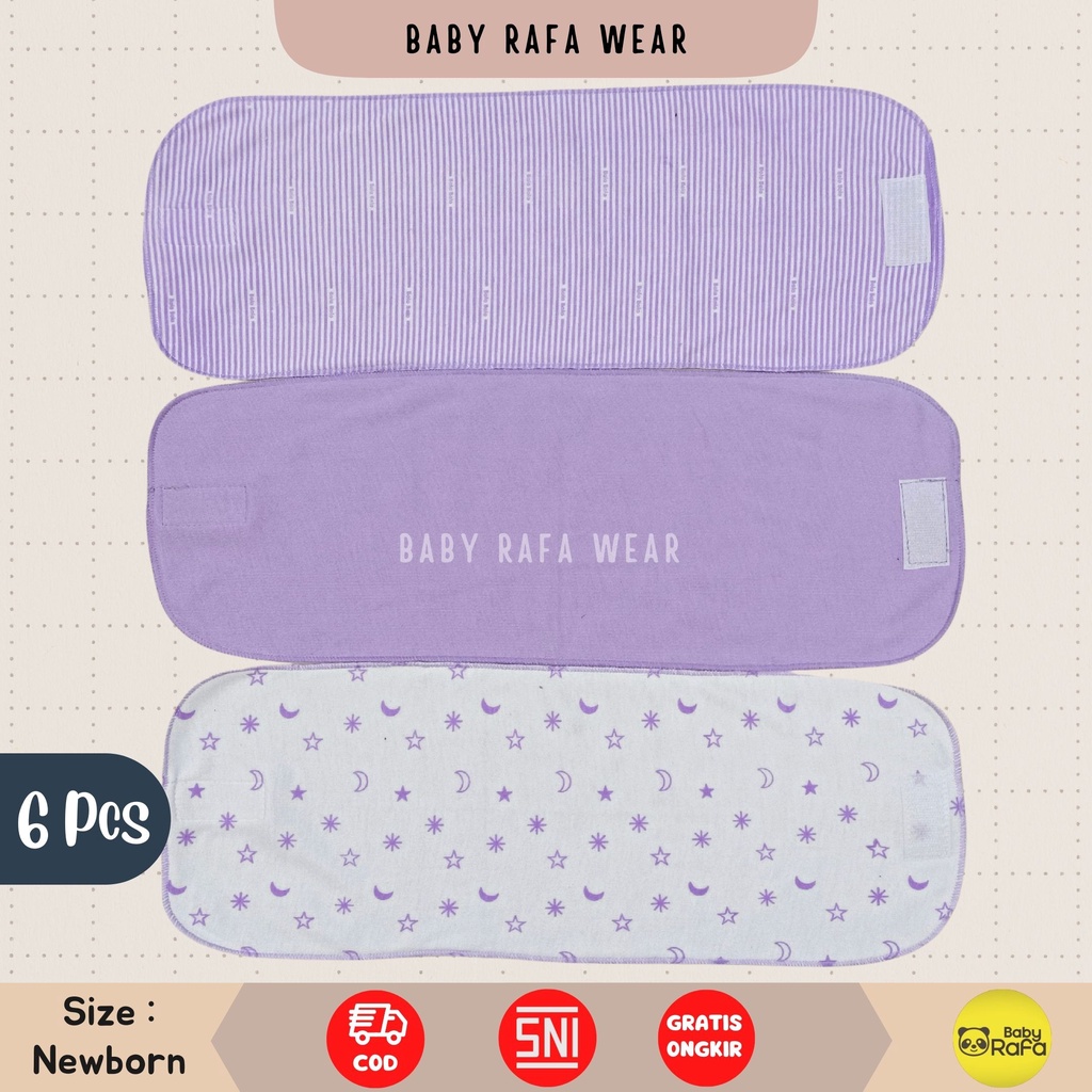 Serian Lilac - 6 pcs Gurita Perekat Bayi LILAC SERIES merk SNI Bolo - Bolo / Gurita Instan Bayi Serian Lilac